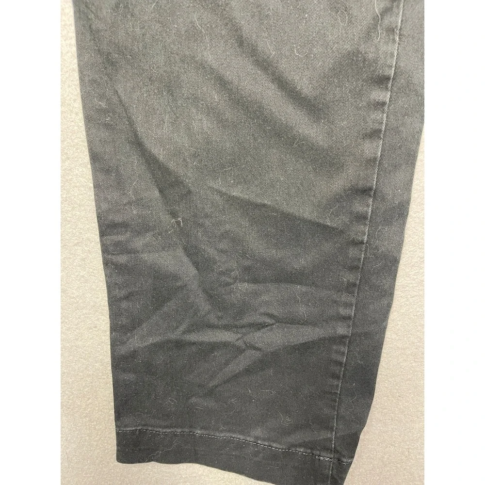 GAP Essential Khaki Slim Cotton Blend Black 32x32 Mens